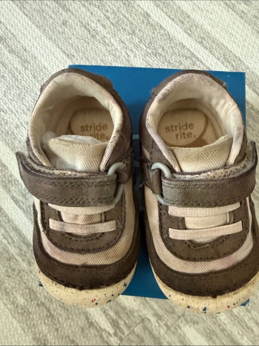 Stride Rite Gray Baby Walker Sneakers